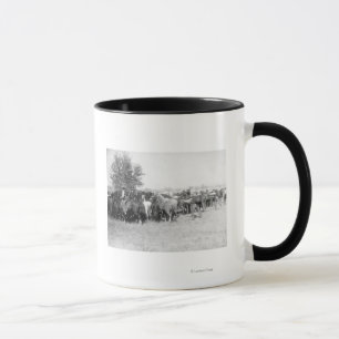 Caneca 3 vaqueiros que Roping cavalos PhotographSouth