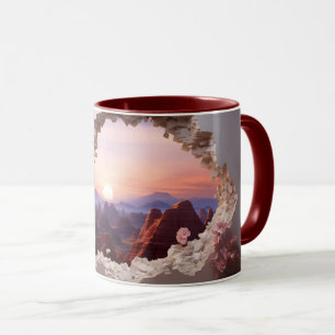 Caneca 3D Paisagem Mug Wrap Sublimação