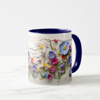 3D Paisagem Mug Wrap Sublimação