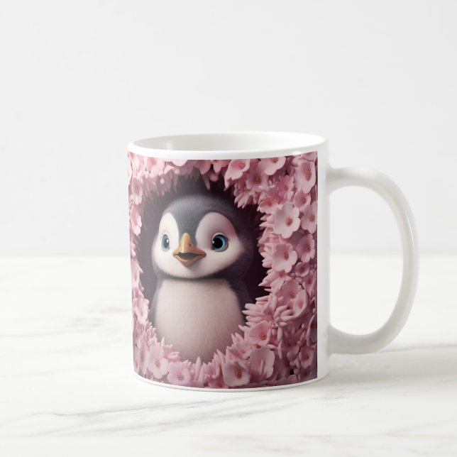 Caneca 3D Pinguim (Direita)