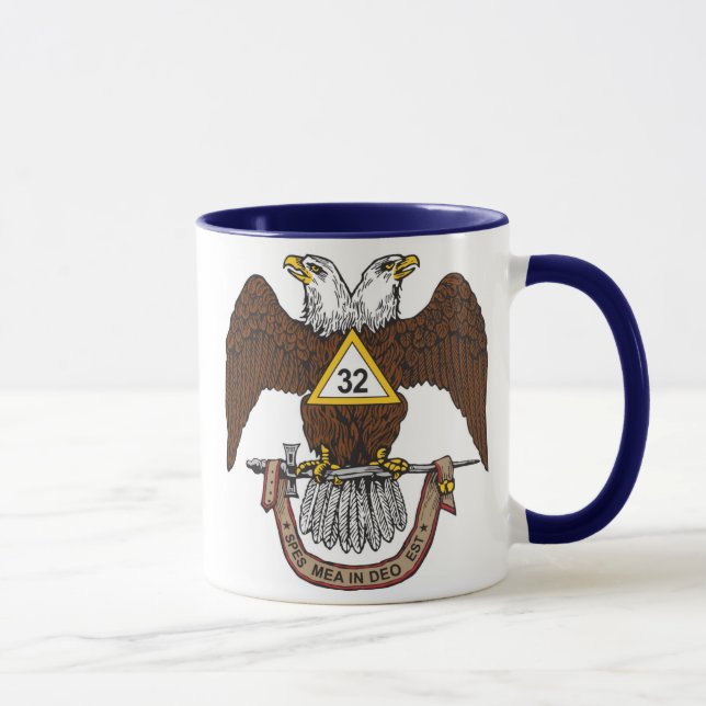 Caneca 3ò Rito escocês Brown Eagle do grau (Direita)