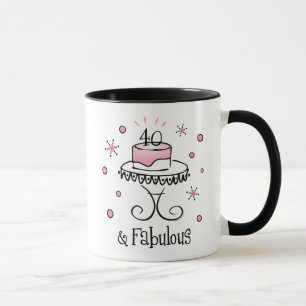 Caneca 40 fabulosa