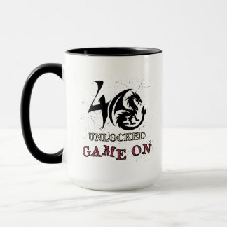 Caneca 40 Unlocked~Game On