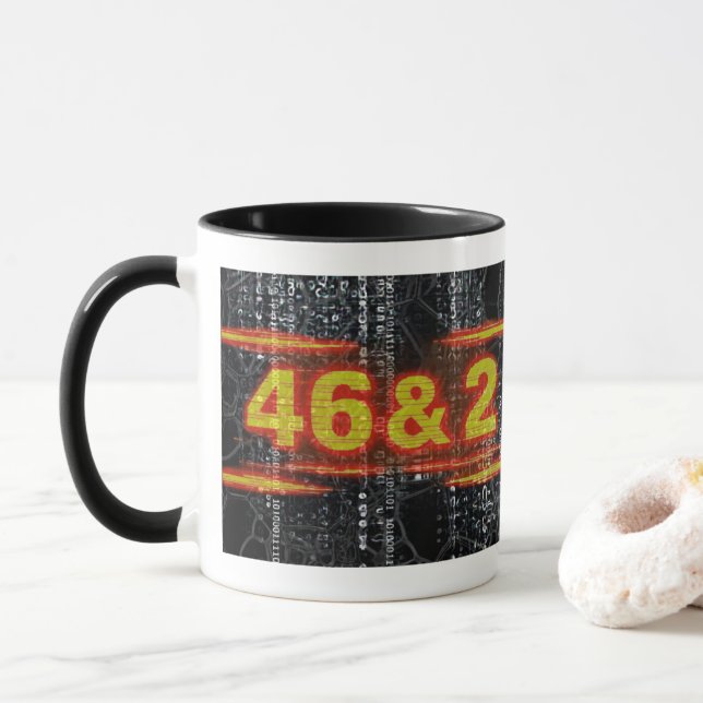 Caneca 46 & 2 Cyberpunk Signal Mug (Com Donut)