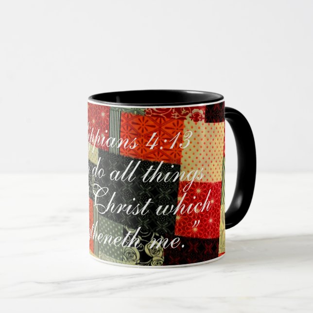 Caneca 4:13 dos PHILIPPIANS (Frente Esquerda)