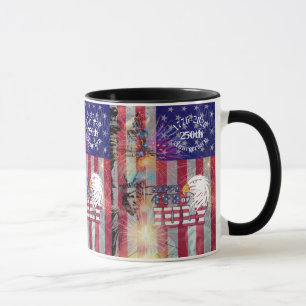 Caneca 4 de julho: 250º aniversário da América