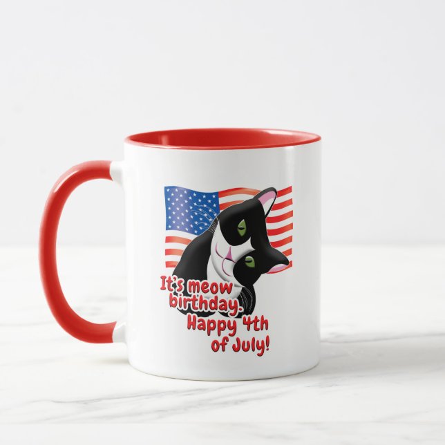 Caneca 4 de julho Cat (Esquerda)