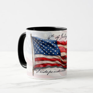 Caneca 4 de Julho – Celebre com a Bandeira dos EUA