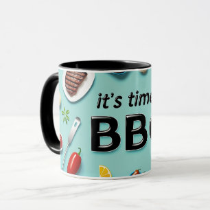 Caneca 4 de julho de Mug de CHURRASCO - Cachorros quentes