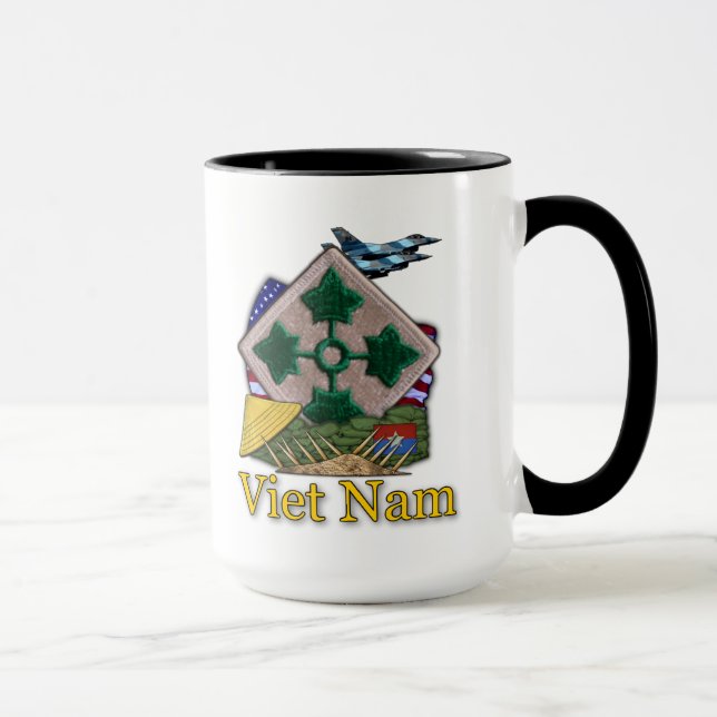 Caneca 4o Veterinários de Vietnam dos veteranos da (Direita)