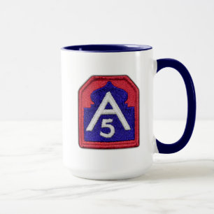 Caneca 5º 5 do exército forte sam houston veteranos