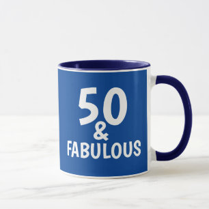 CANECA 50º ANIVERSÁRIO FABULOSO 50 MASSA DE CAFÉ
