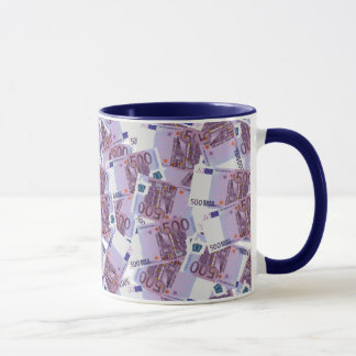 Caneca 500 Notas de Euro Mug