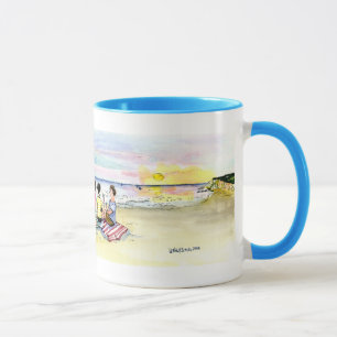 Caneca 50th partido da praia