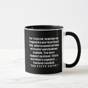 Caneca 50th t-shirt e presentes divertidos do