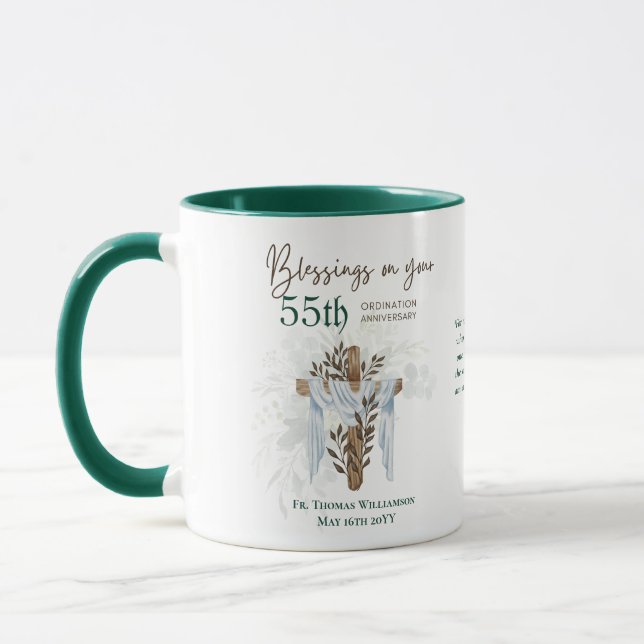 Caneca 55.a ORDENAÇÃO ANIVERSARY Padre Ministro (Esquerda)
