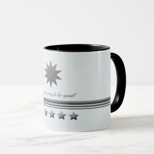 Caneca 5 Star Silver Text Professional Mug