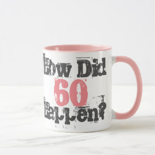 Caneca 60º aniversário. Como Aconteceram 60?
