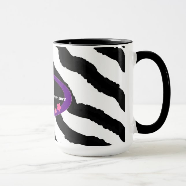 Caneca 60º aniversário, Zebra Impressão (Direita)