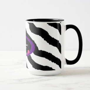Caneca 60º aniversário, Zebra Impressão