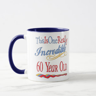 Caneca 60th aniversário incrível