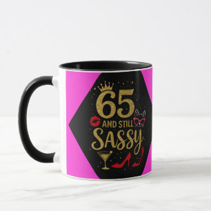 Caneca 65 e ainda atrevida Presente de Aniversário Divert