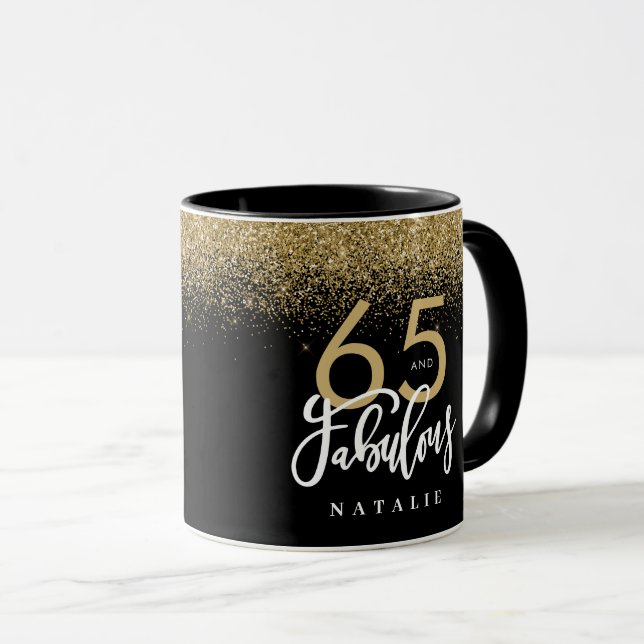 Caneca 65 e fabuloso aniversário de ouro negro  (Frente Esquerda)