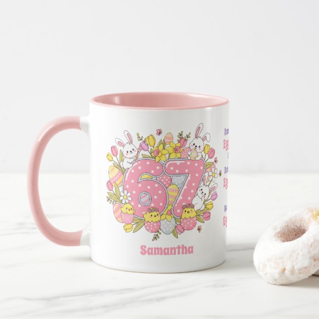 Caneca 67 Reasons We’re Egg-cellent Friends! Easter (Com Donut)