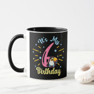 Caneca 6 de Bairro Bonito Turiano de 6 Anos