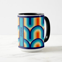 Caneca 70s Rainbow Curves