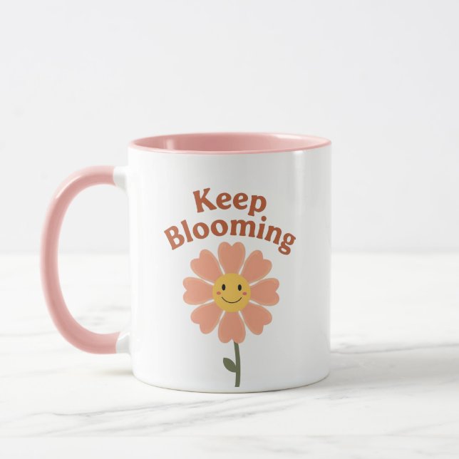 Caneca 70s Style Happy Flower Graphic (Esquerda)