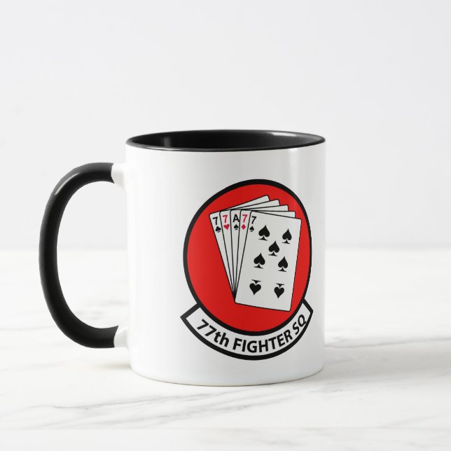 Caneca 77th Esquadrão de lutador (Esquerda)