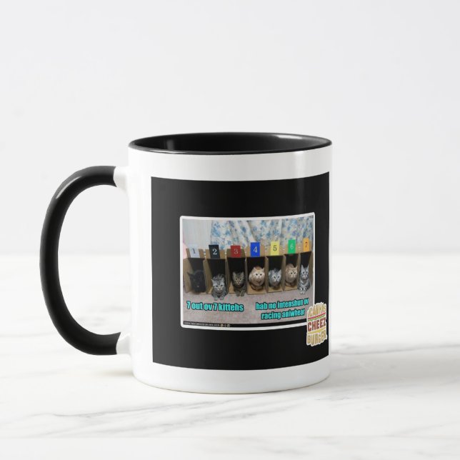 Caneca 7 para fora kittehs do ov 7 (Esquerda)