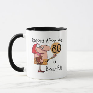 Caneca 80 são t-shirt e presentes bonitos