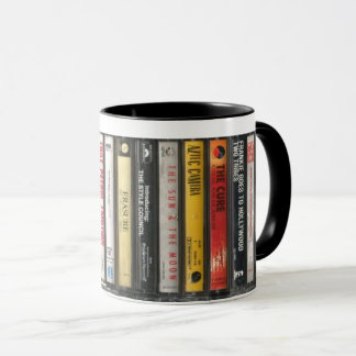 Caneca 80's Alt music cassette tape mug