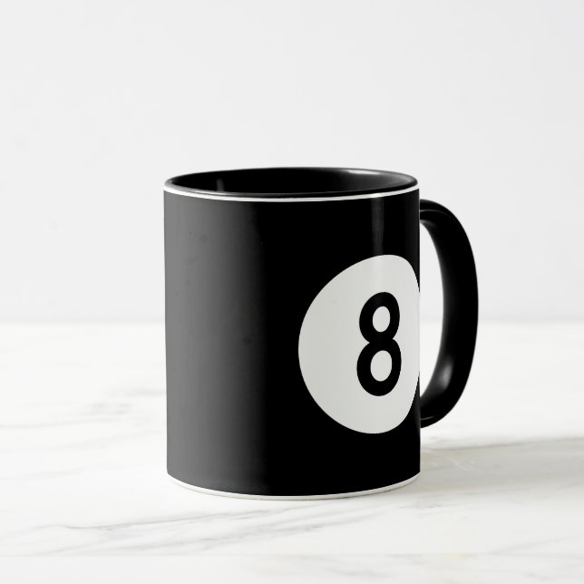 Caneca 8 Ball (Frente Esquerda)