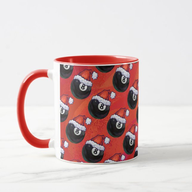 Caneca 8 Ball Christmas Hat (Esquerda)