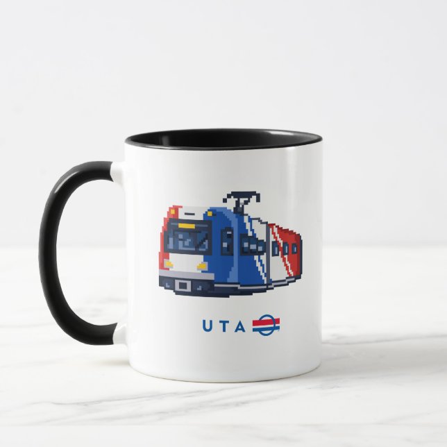Caneca 8-bit TRAX (Esquerda)