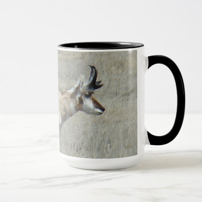 Caneca A25 Antilope Pronghorn Bicho Jovem (Direita)