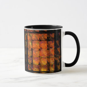 Caneca A Abstrato de Muralha do Café