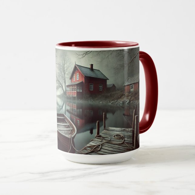 Caneca A antiga casa 15oz Mug (Frente Esquerda)