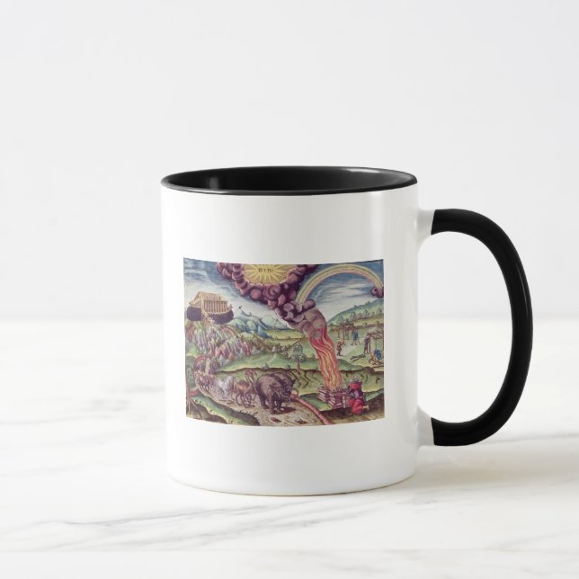 Caneca A arca de Noah, ilustração 'de Narratio Brevis (Direita)