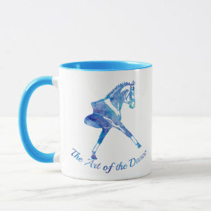 Caneca A arte do cavalo do adestramento da dança -