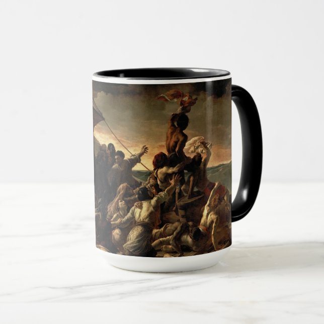 Caneca A Arte do Medusa-Théodore Géricault (Frente Esquerda)
