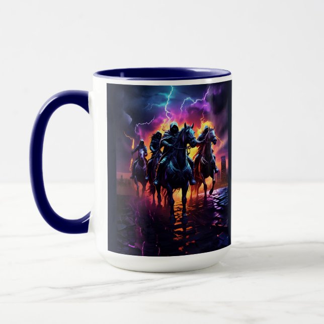 Caneca A Arte Futurística dos Quatro Cavaleiros (Esquerda)