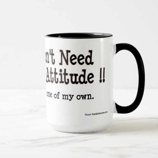 Caneca A atitude da urze (Direita)