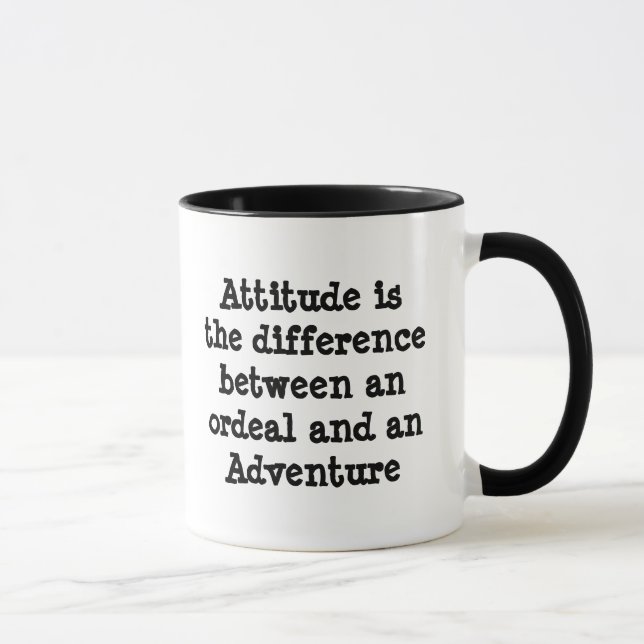 Caneca A atitude é a diferença... Adventure Mug (Direita)