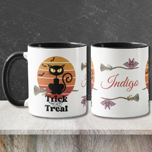Caneca A Aventura de Halloween da Gata Bruxa no Trick or