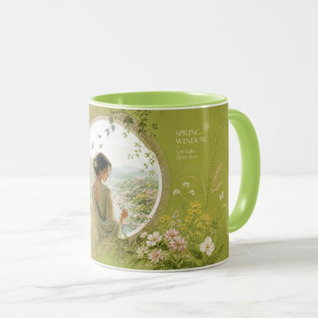 Caneca A beleza vive em (Frente Esquerda)