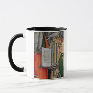 Caneca A bíblia de St Jerome e a pomba de St Gregory,